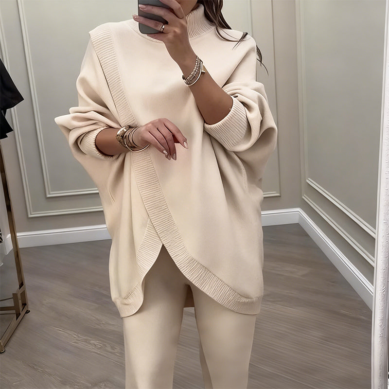 Virelina™ סט אוברסייז של סוודר ומכנסיים נוחים לנשים