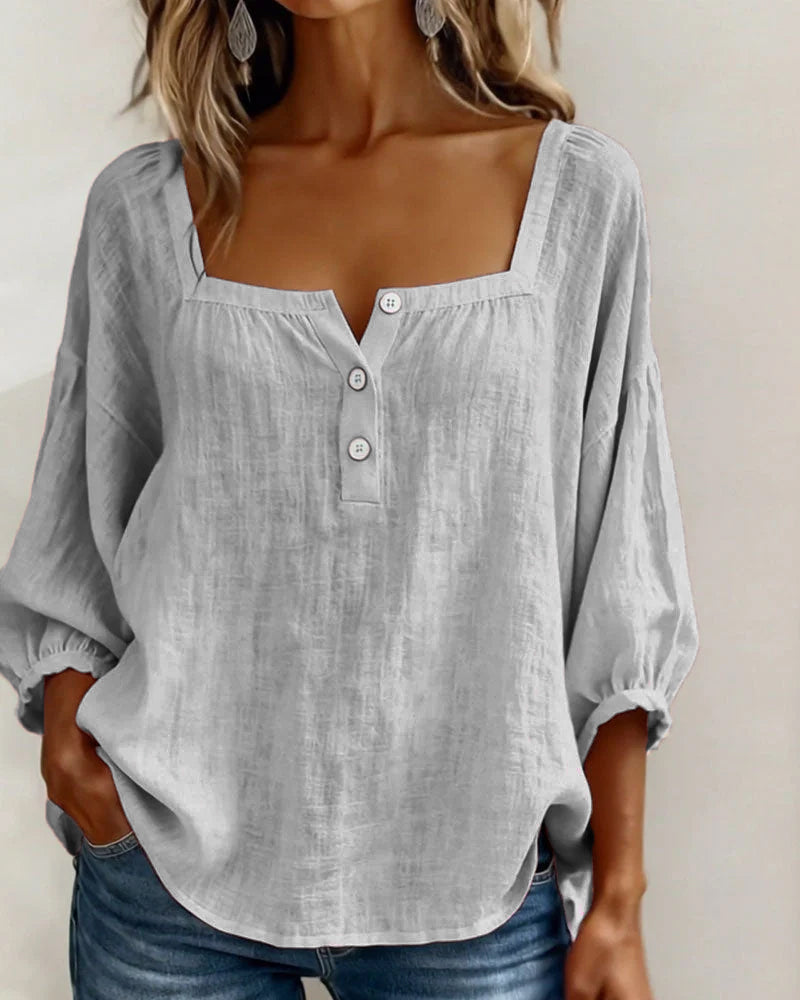 Zella™ חולצת אלגנטית בעיצוב רך וסגנון מתוחכם