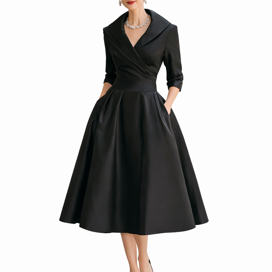 Tiavella™ שמלת נשים בסילואט מעודן ומודרני