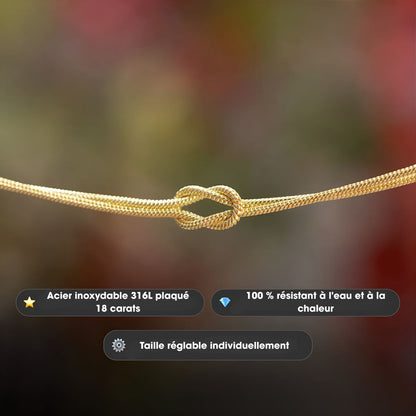 Coravanté™ צמיד קשר מותאם אישית עם נגיעה אלגנטית