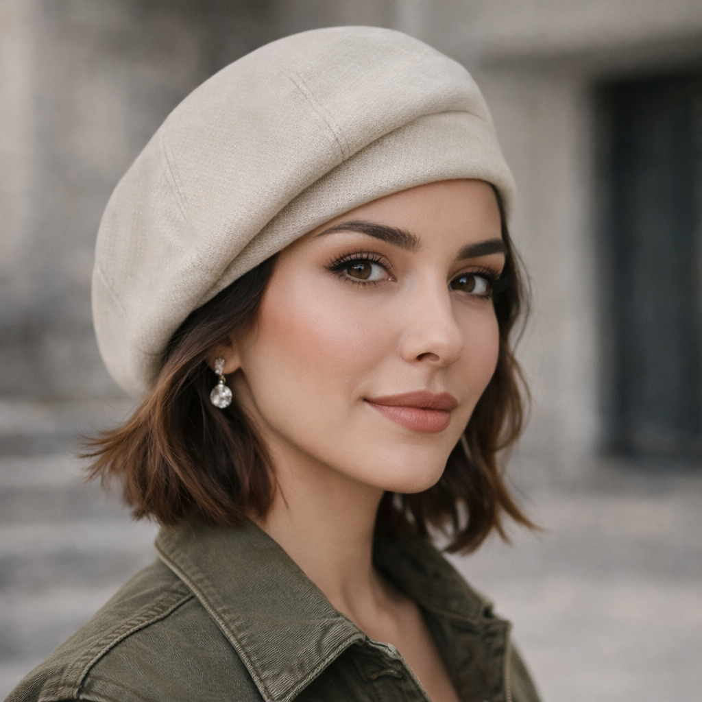 Lunéa™ כובע בֶּרֶט פריזאי איקוני לנשים